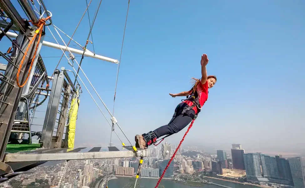 Macau Bungee Jumping - Macau Tower