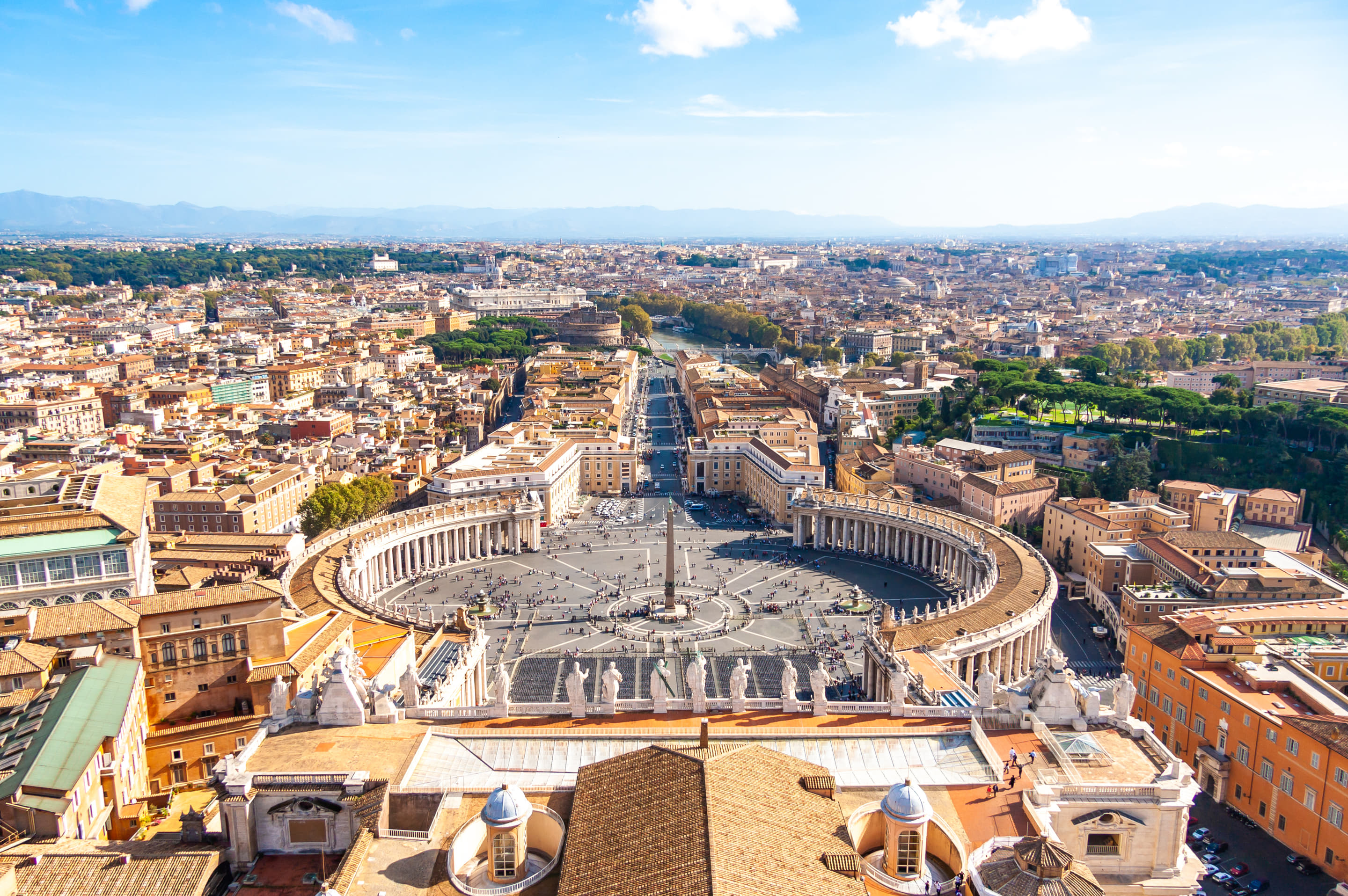 Beautiful View of Saint Peter's Square