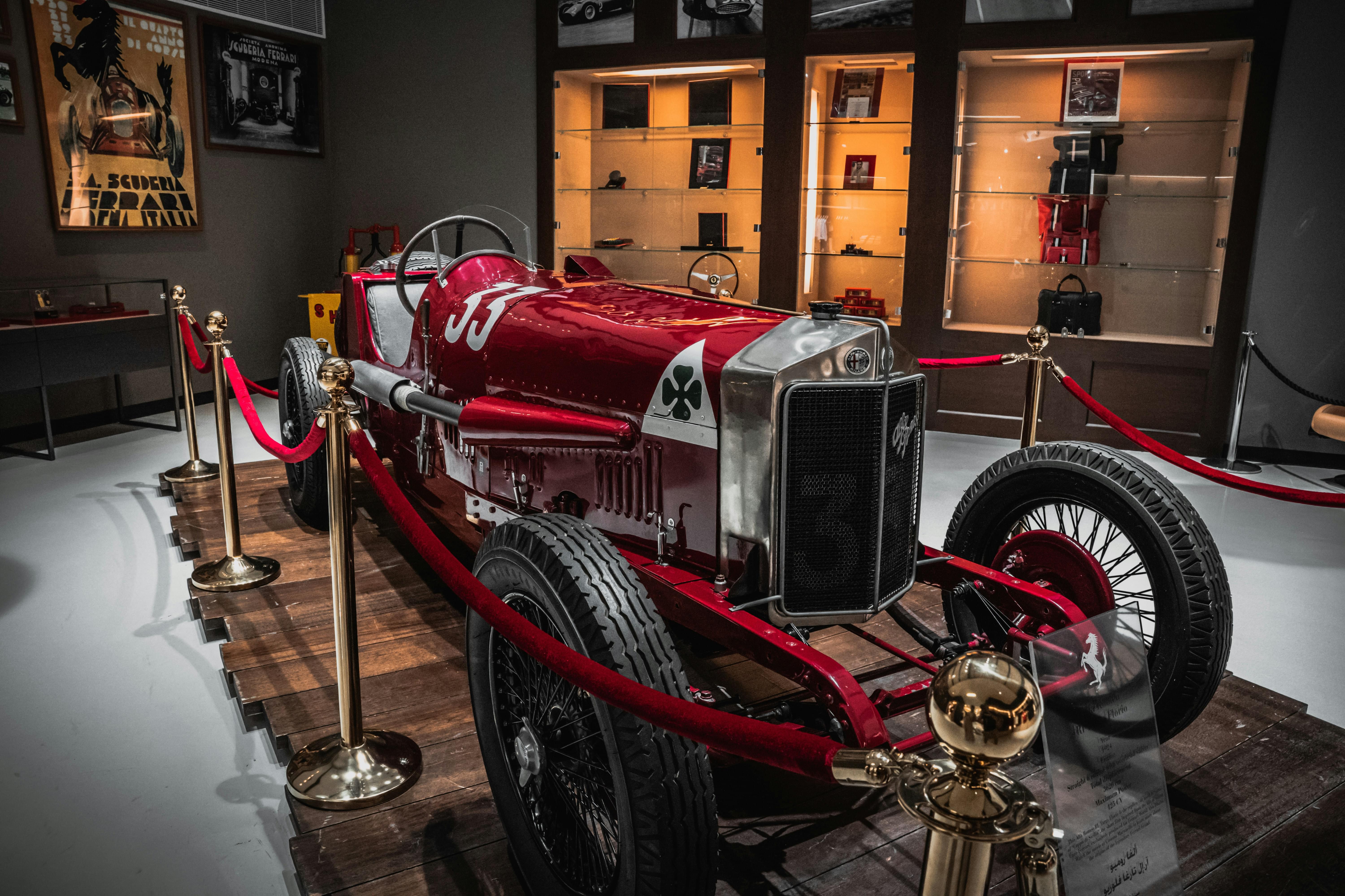 Display at Ferrari World