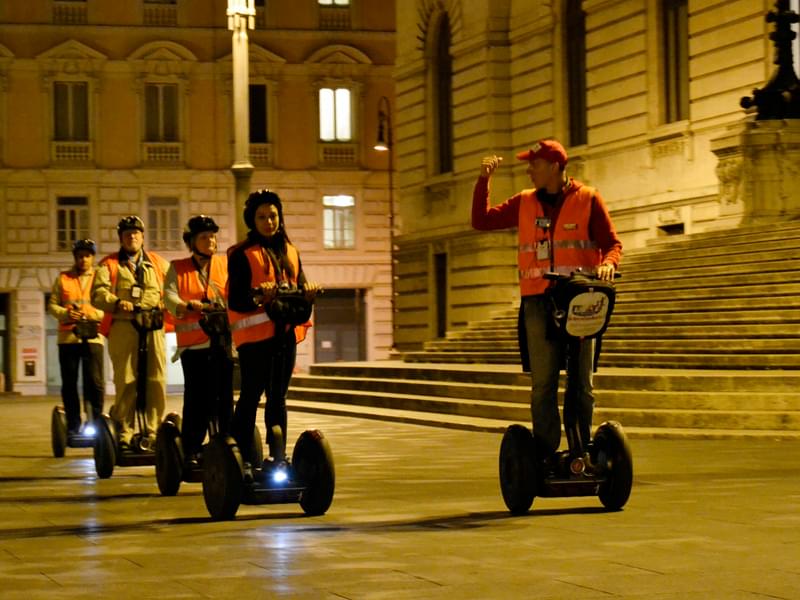 You will trained on how to balance on a Segway