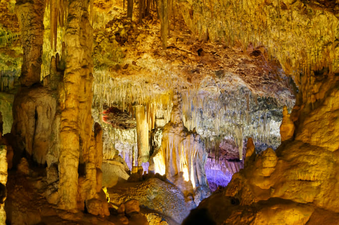 Take a guided trip to see the interesting rock formations