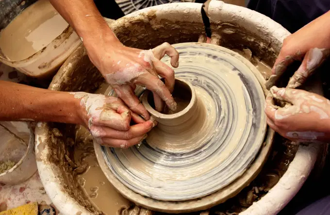 Go for pottery class in Agra