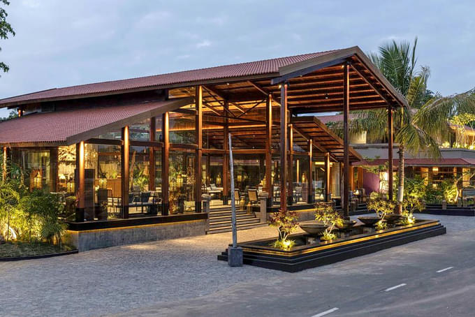 Side View of the Resort