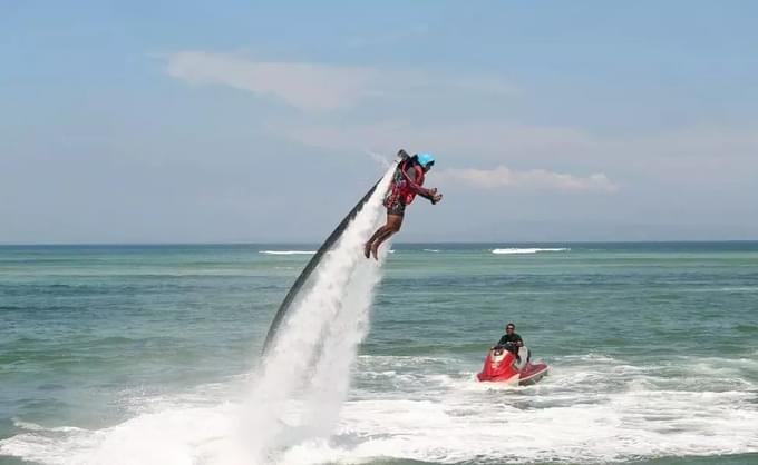 Jet Packing activity in Kuta bali