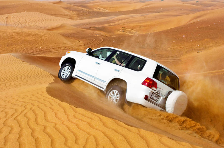 Partake in the thrilling 4X4 desert safari ride