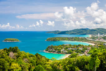Scenic views of Phuket from Karon Viewpoint, Thailand