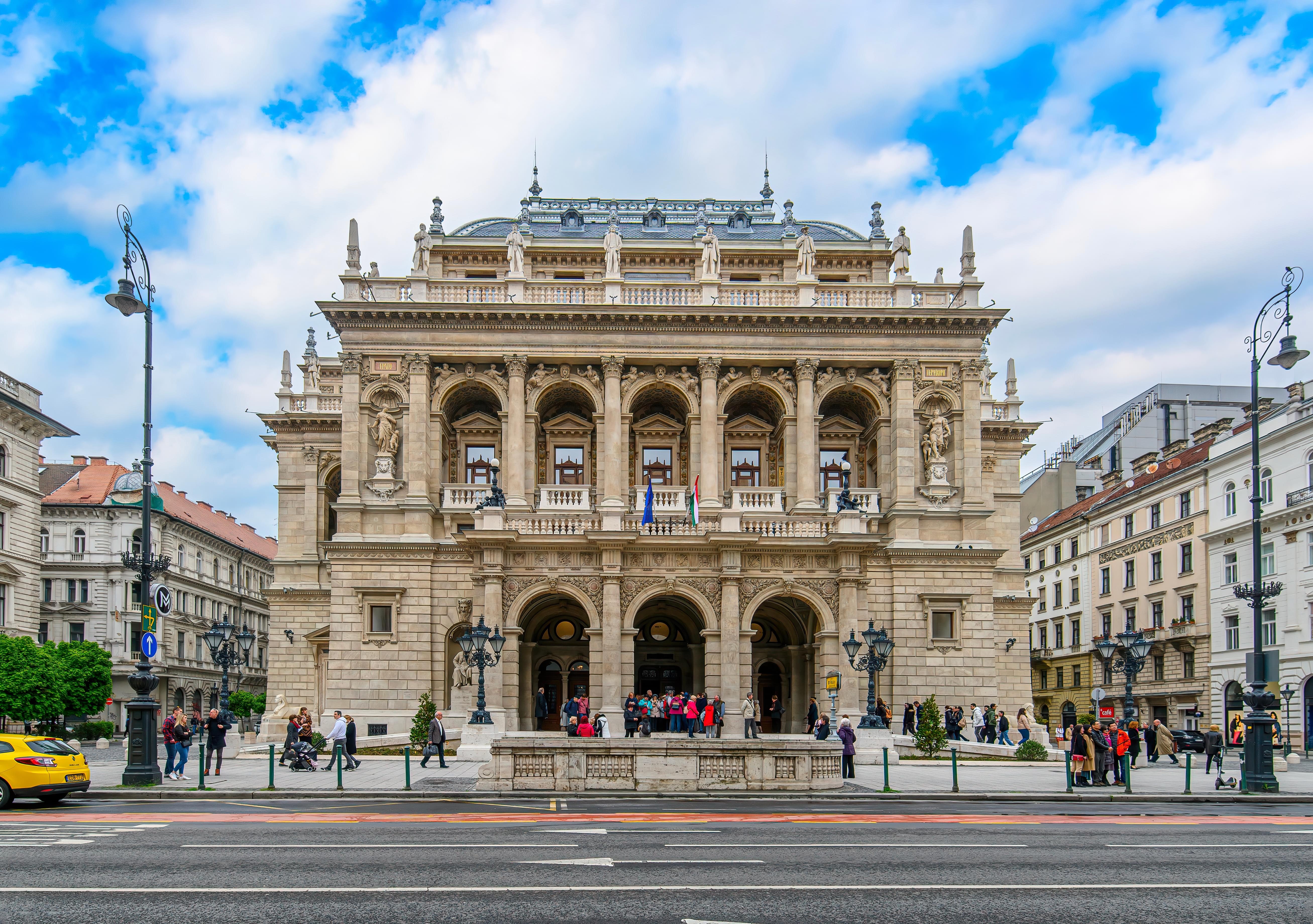 Interior of the Hungarian State Opera House in Budapest