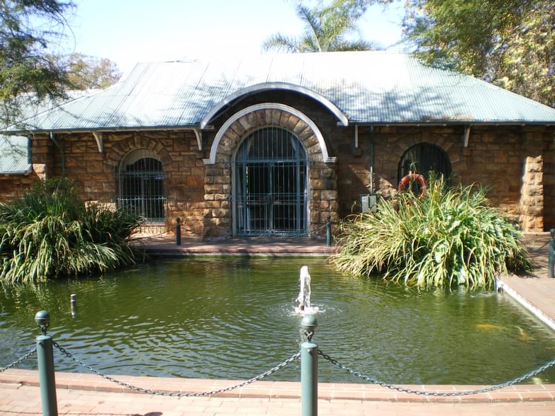old elephant house  in Johannesburg City Parks & Zoo