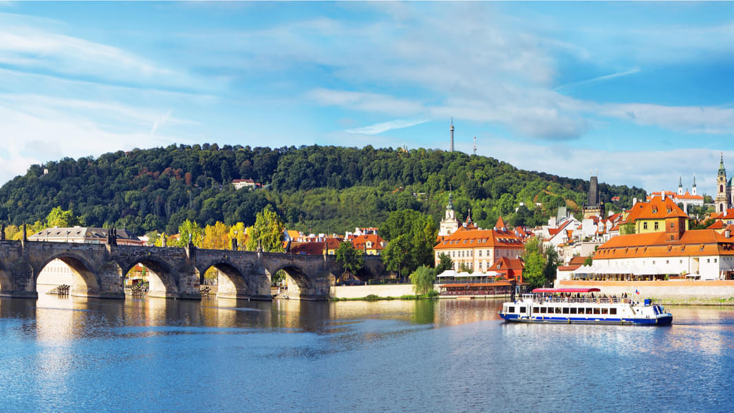 Panoramic Vltava River Cruise Image