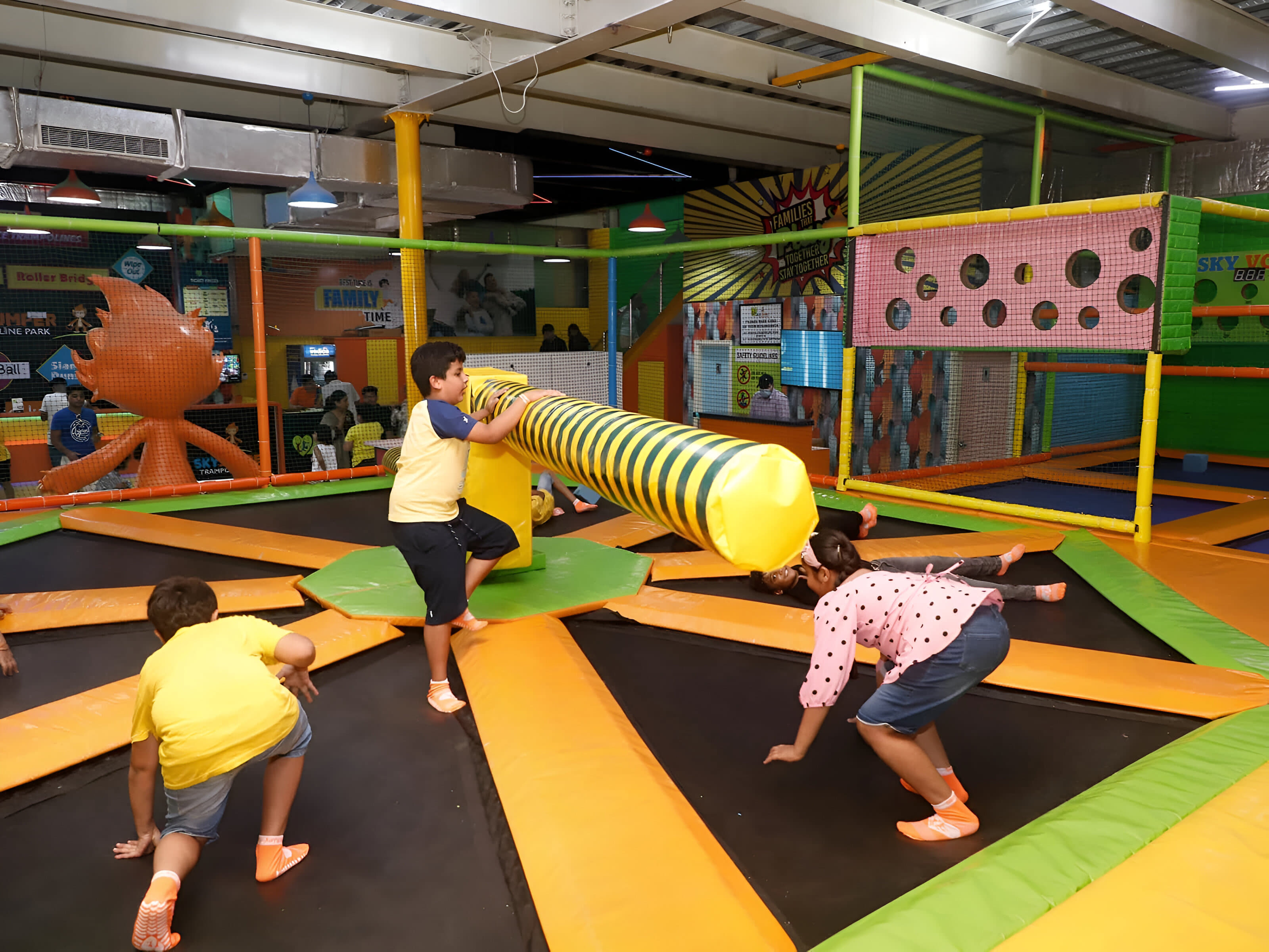 SkyJumper Trampoline Park Delhi Tickets Book 20% Off!