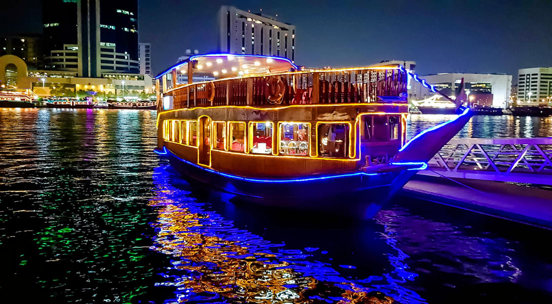 Private Dhow Cruise In Dubai Creek Image