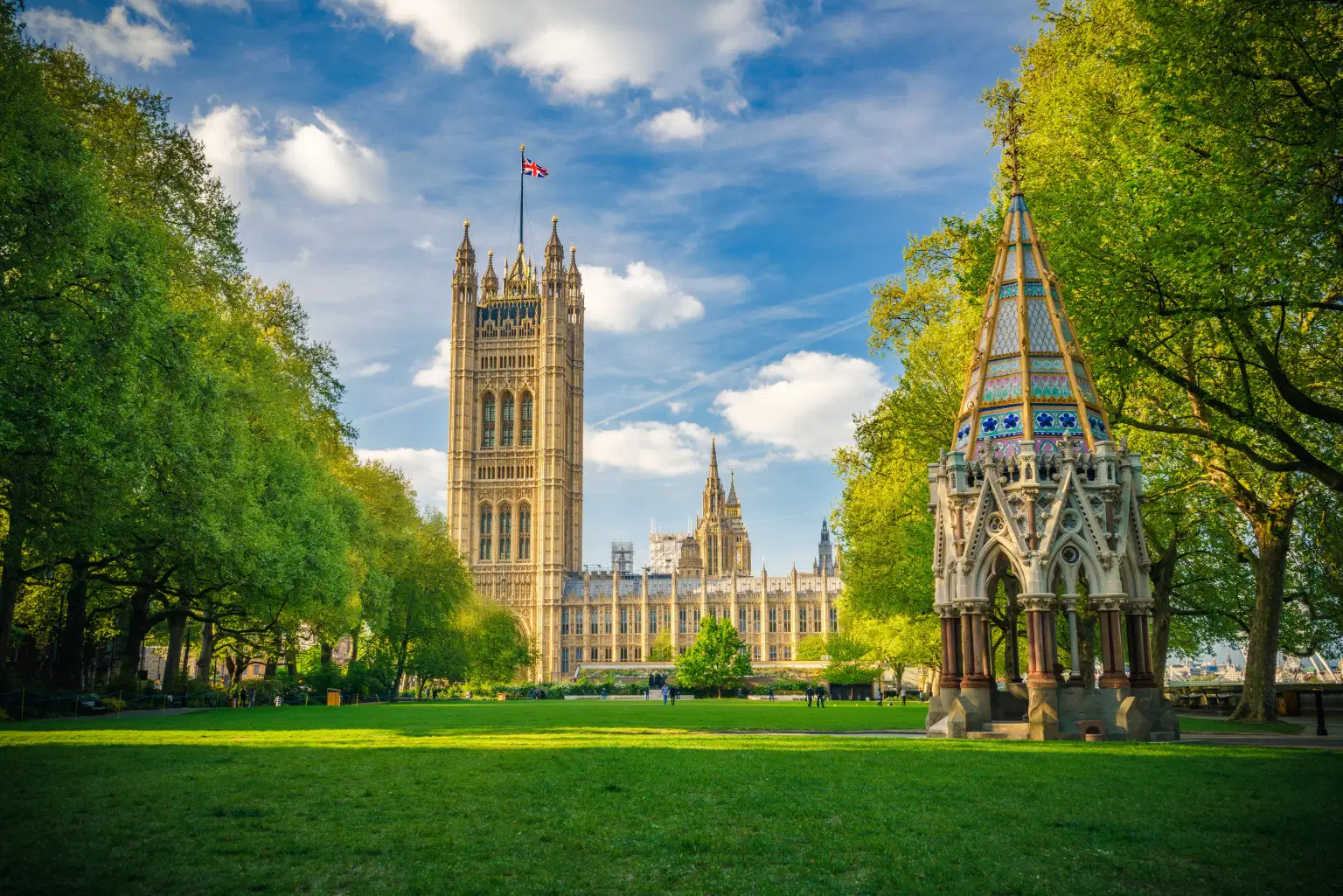 Victoria Tower Gardens in London