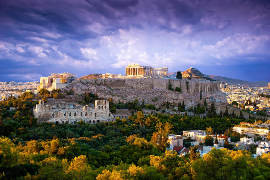 Parthenon and Acropolis of Athens Image