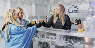 Welcome to the Melbourne IceBar to enter a stylish, ice-themed bar in Melbourne
