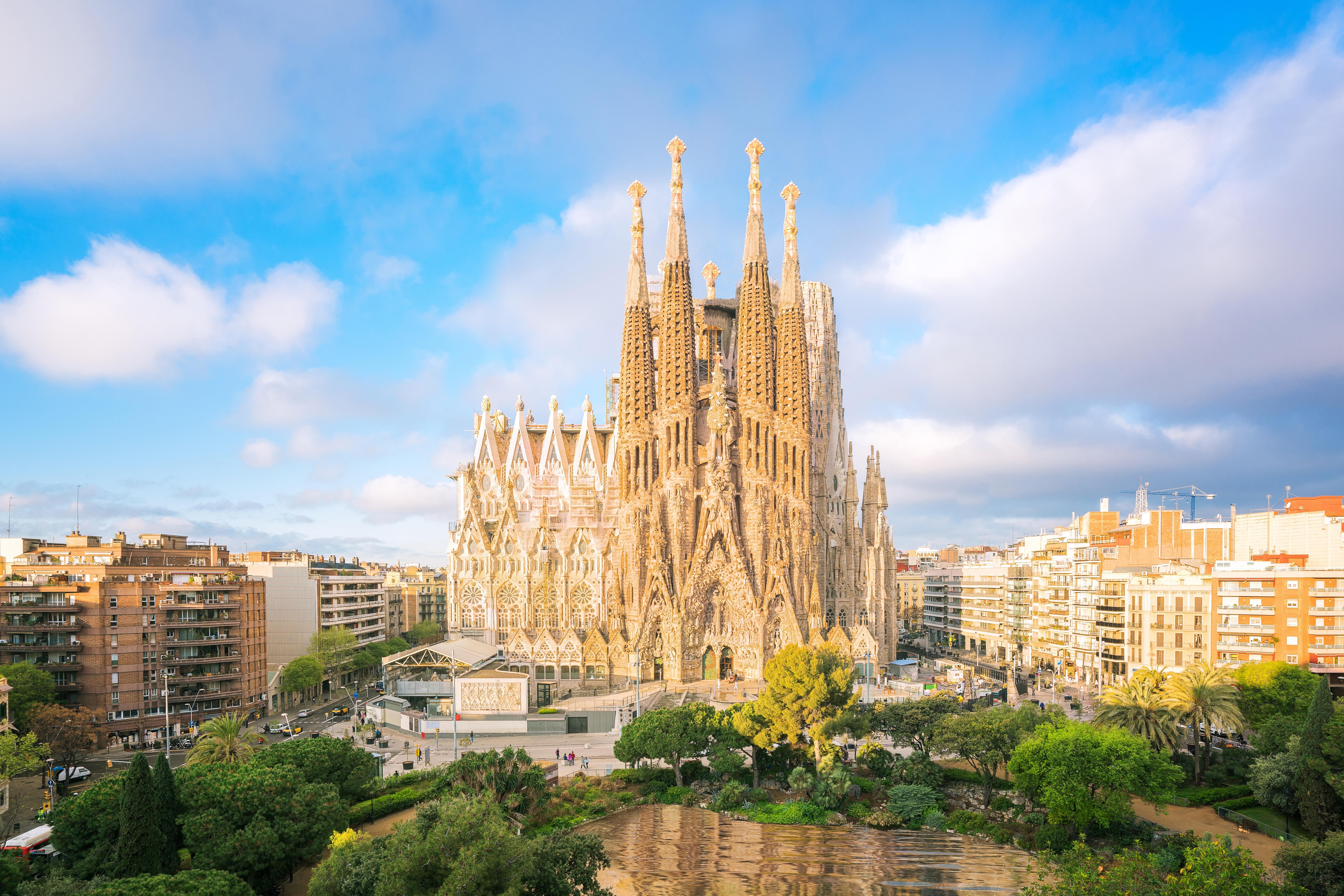 Iconic La Sagrada Familia in Barcelona