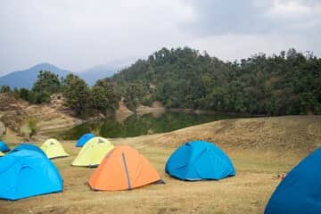 Camp Beside the Lake