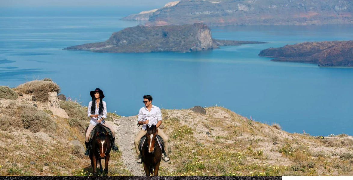 Horseback Riding in Santorini  Image