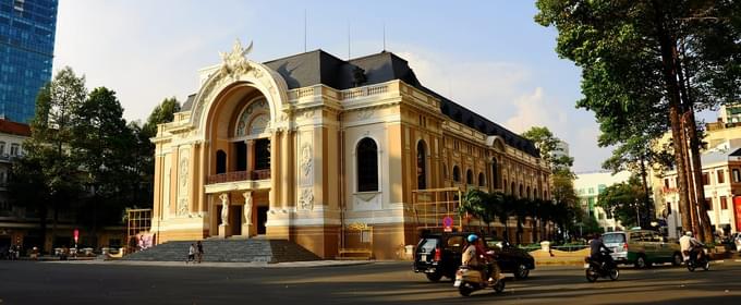 Experience local performances in Saigon Opera House