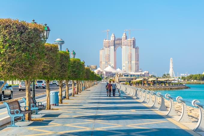 promenade in Abu Dhabi