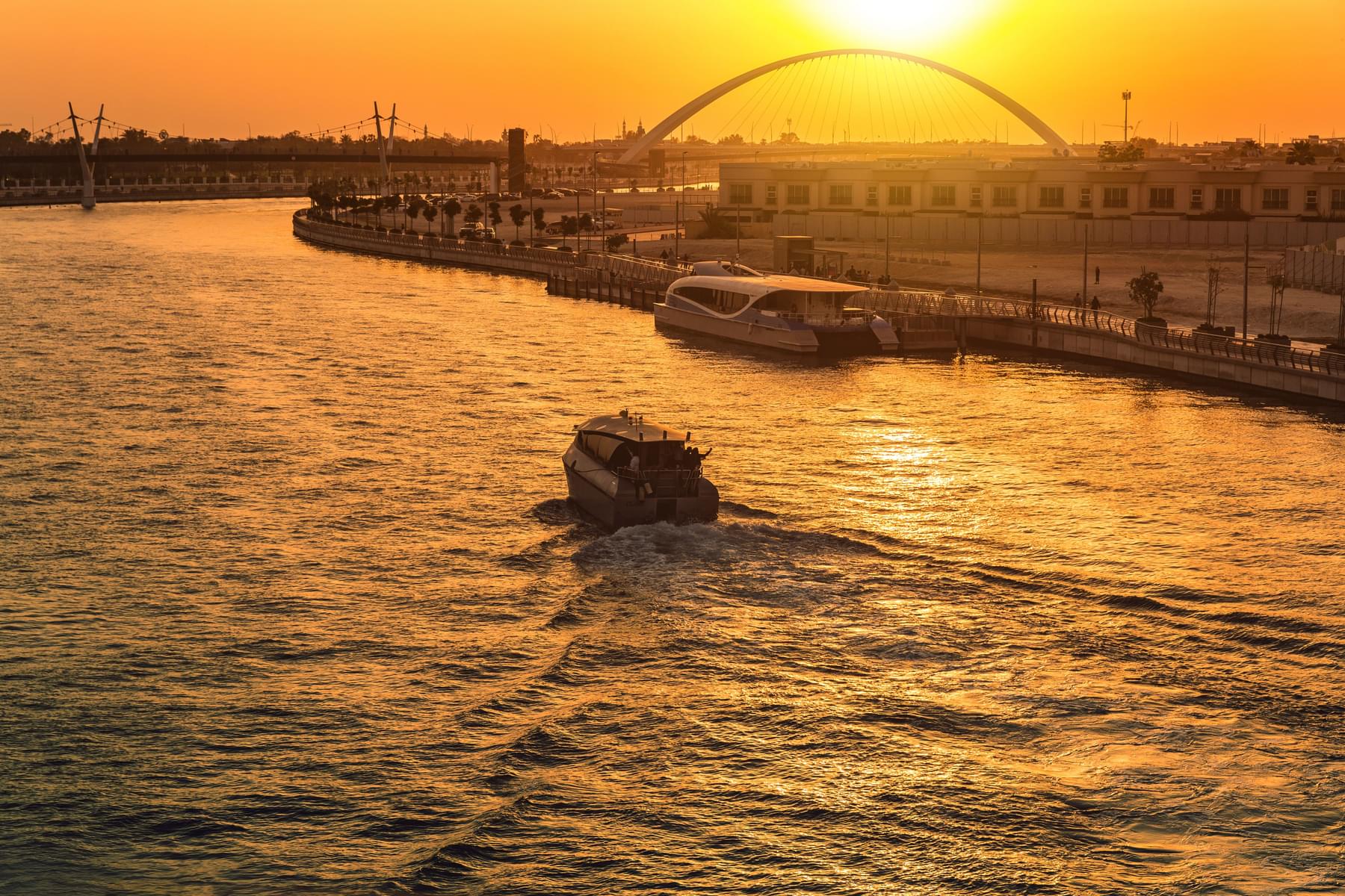 Sunset or Evening Dubai Canal Cruise