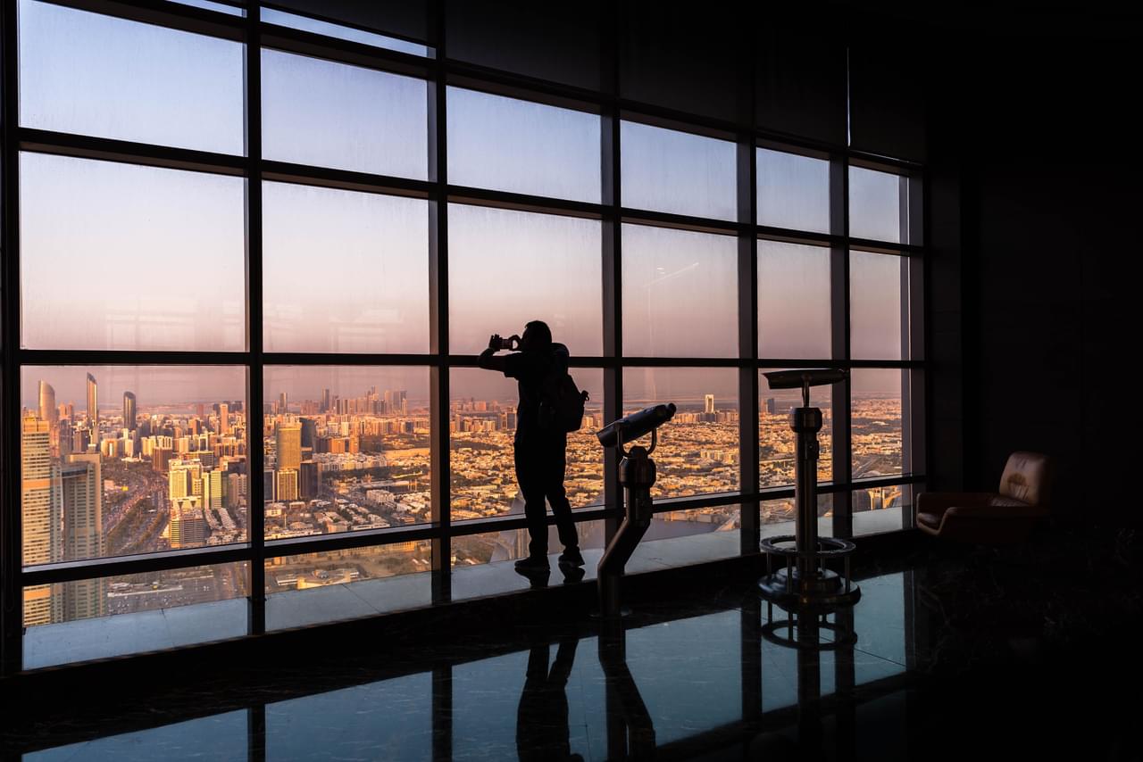 observation deck at 300