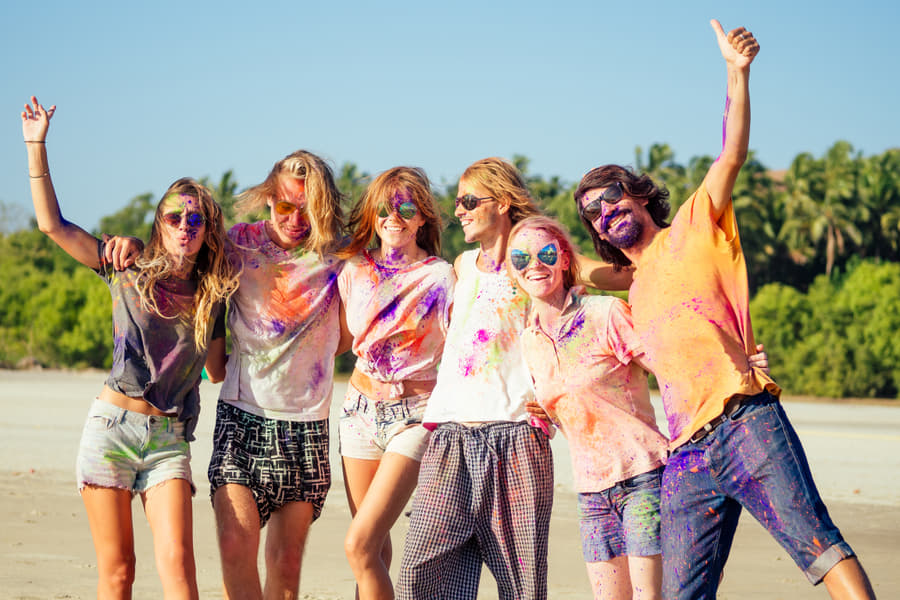Holi Party - The White Goa, Morjim Beach 2022 Image