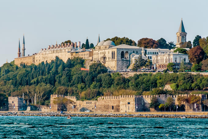 scenic view of Topkapi Palace