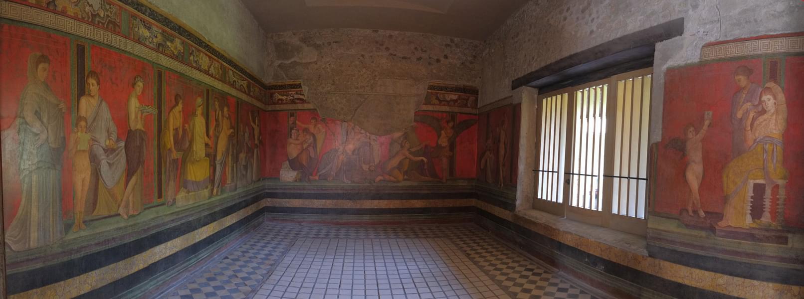 Roam inside Villa Dei Misteri