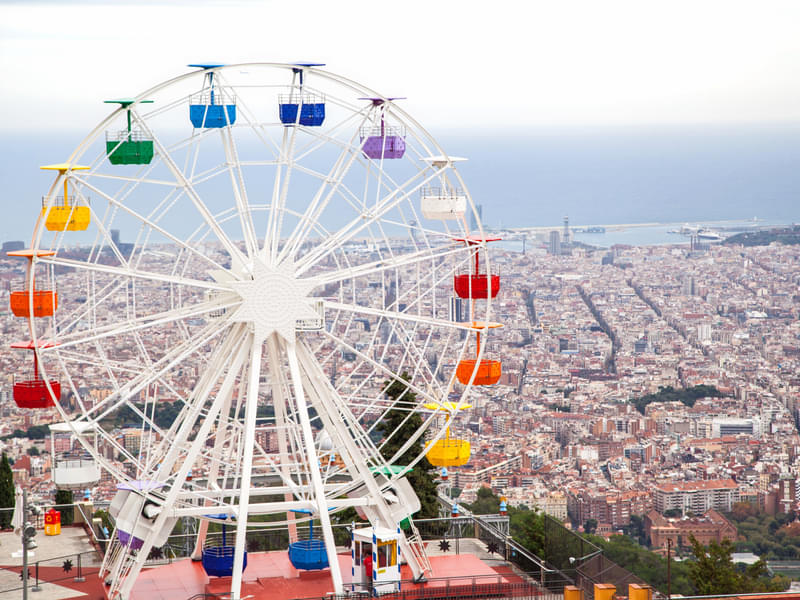 Tibidabo Amusement Park Ticket, Barcelona