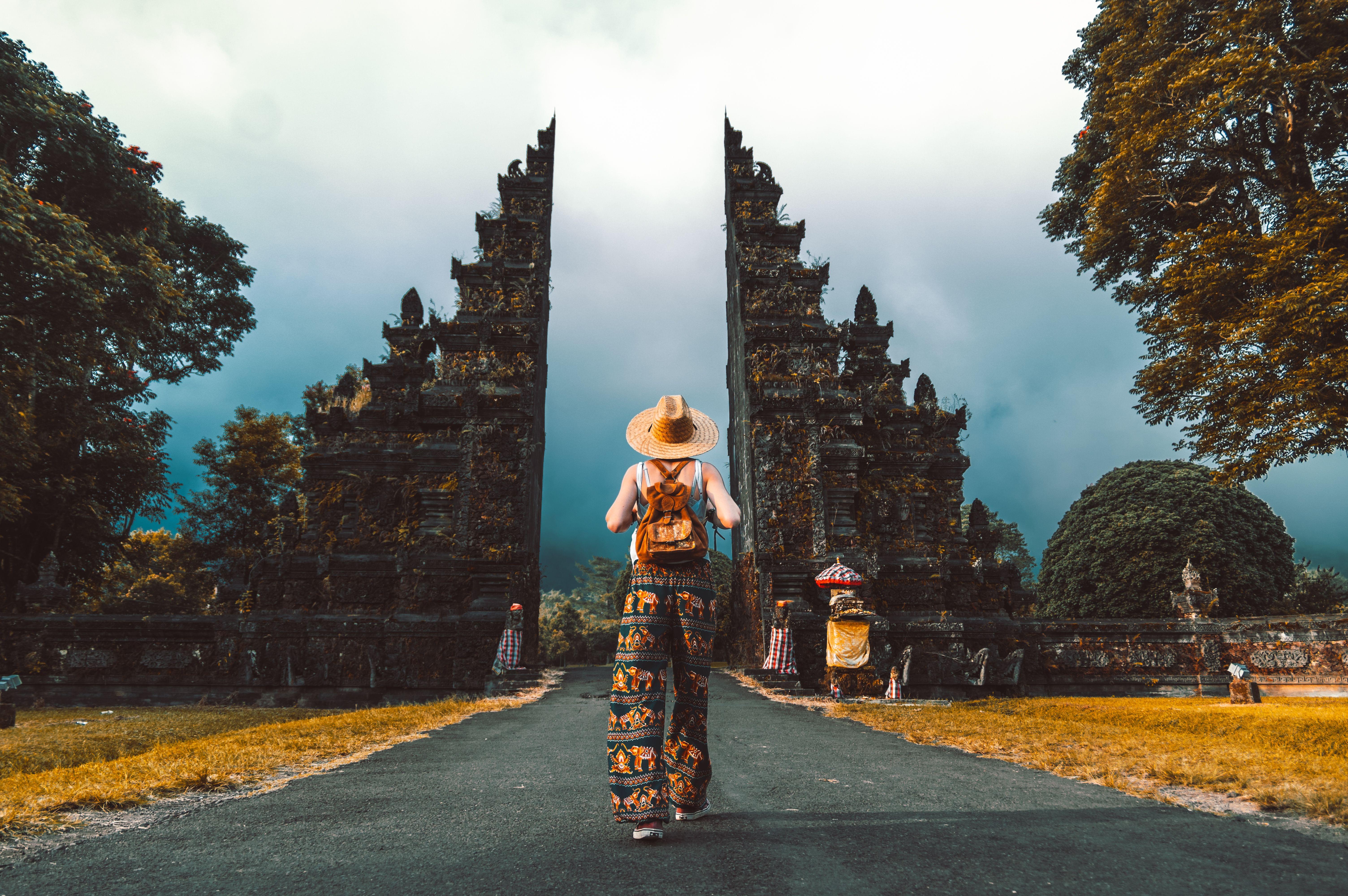 Woman exploring Bali
