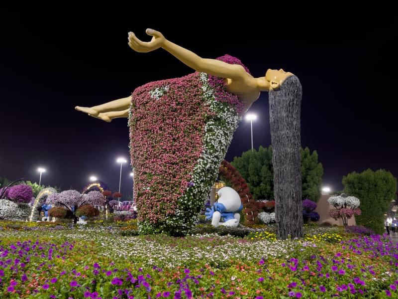 Floating Lady In Miracle Garden