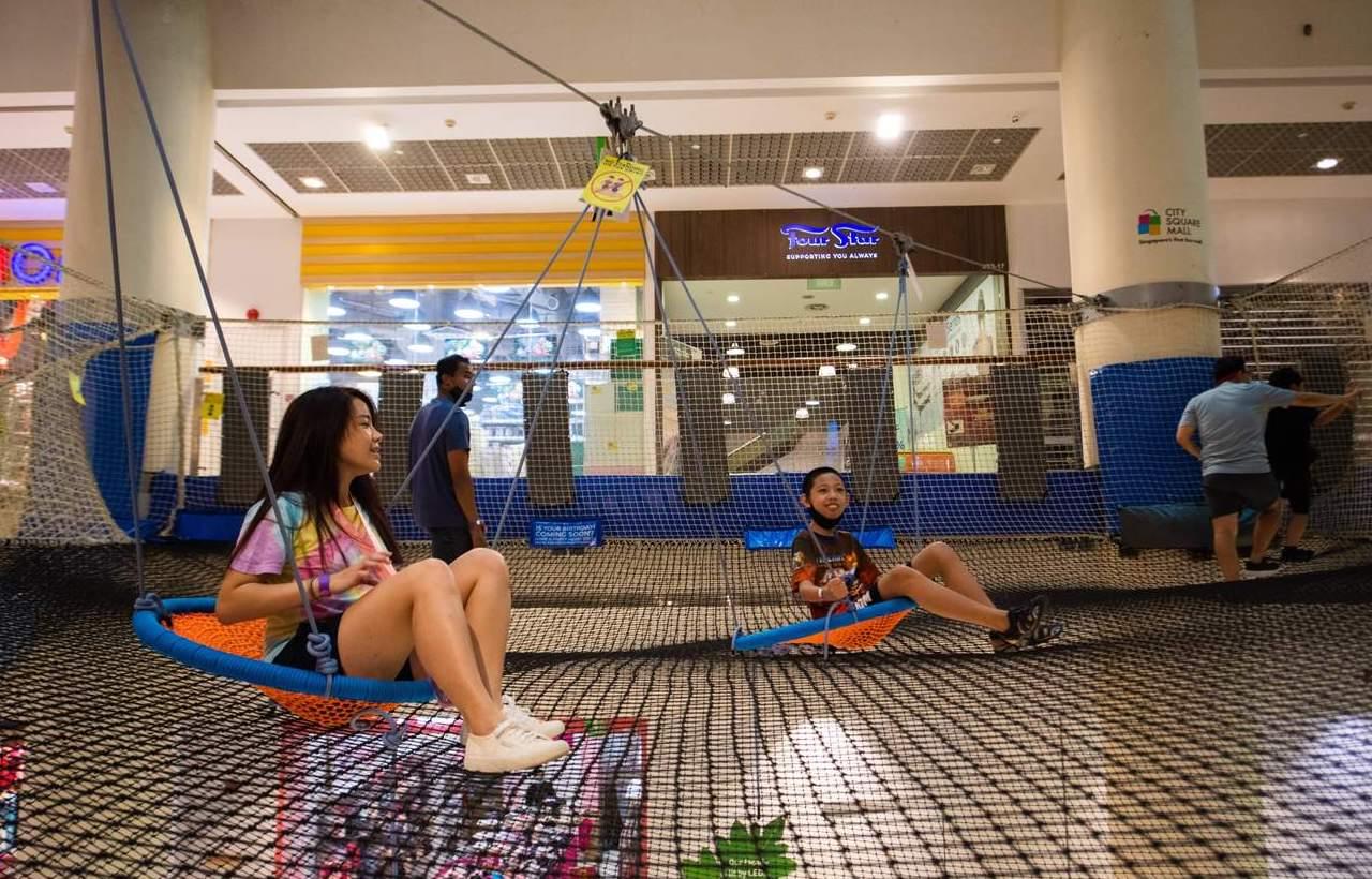 Experience a day full of fun with your family at Airzone, Singapore