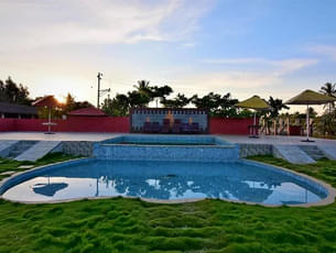 Outdoor swimming pool of the resort