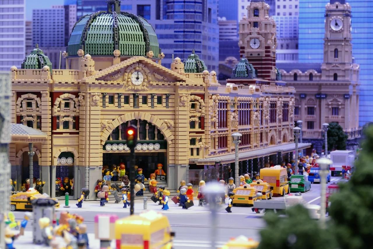 See the famous landmarks made of lego