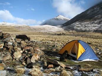 Riverside Camping in Supin Valley