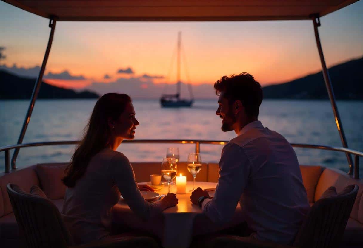 Romantic Dinner on a Private Yacht in Mumbai