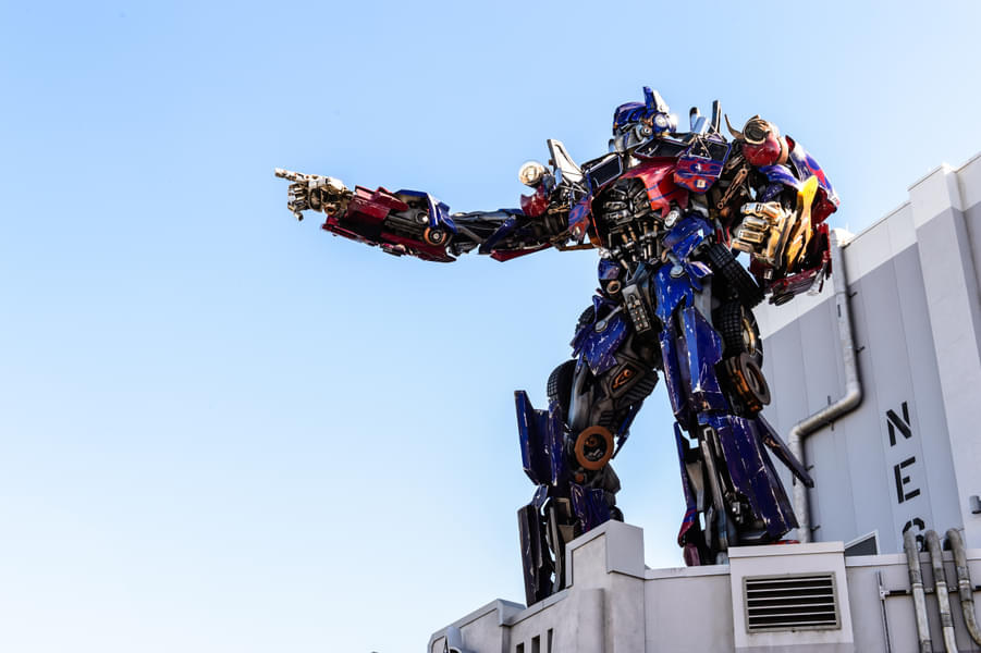 Go on the Transformers: The Ride-3D and have a fun filled experience