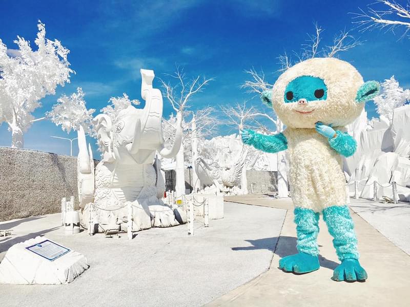 Stroll through the majestic Frost Village