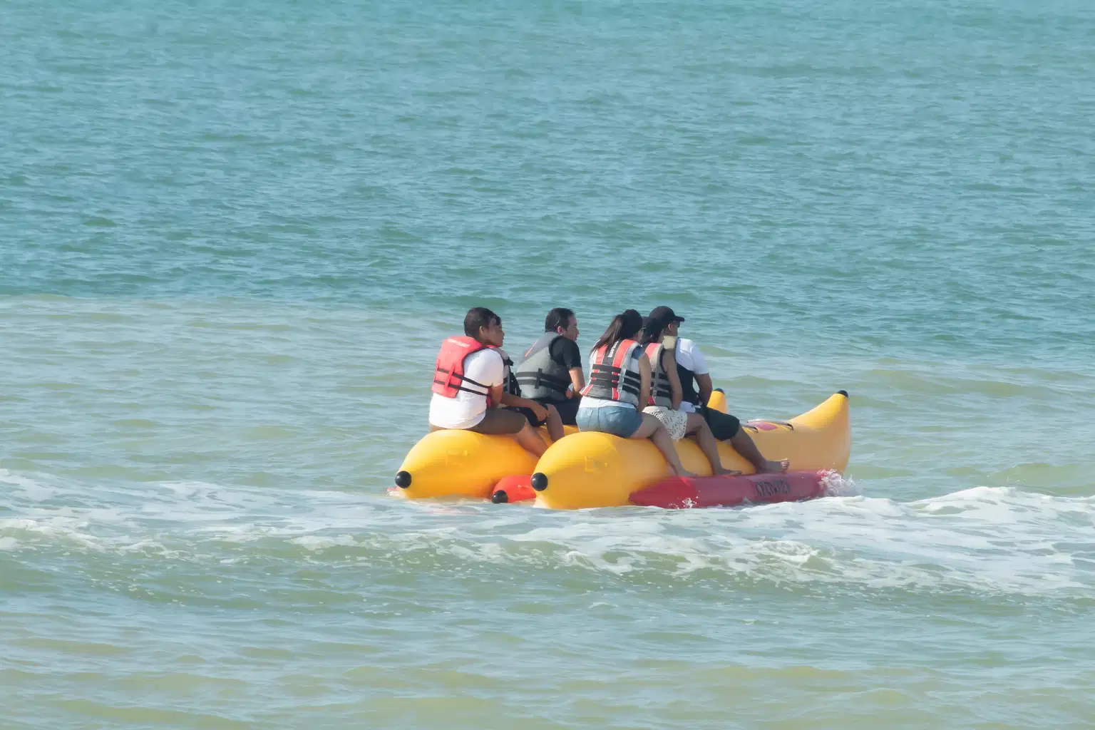 Banana Boat Ride in Mandarmani, West Bengal