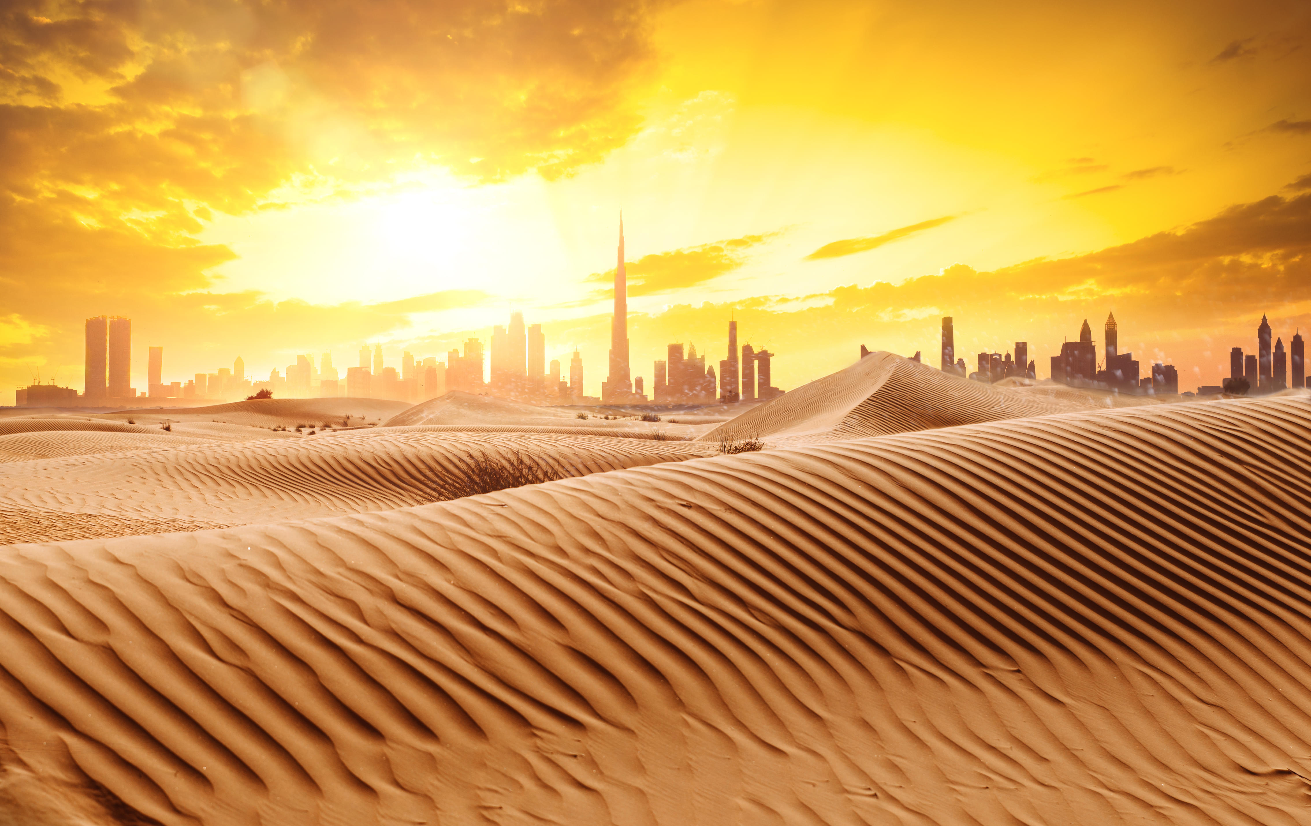 Desert View of Dubai