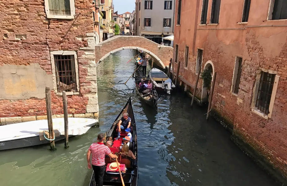 Gondola Ride in Grand Canal Image