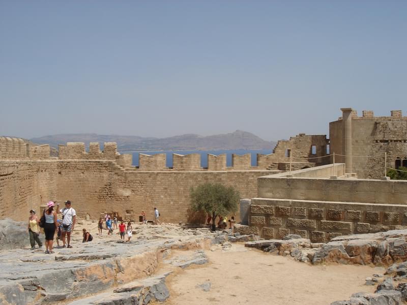 The Archokrateion in Lindos Acropolis