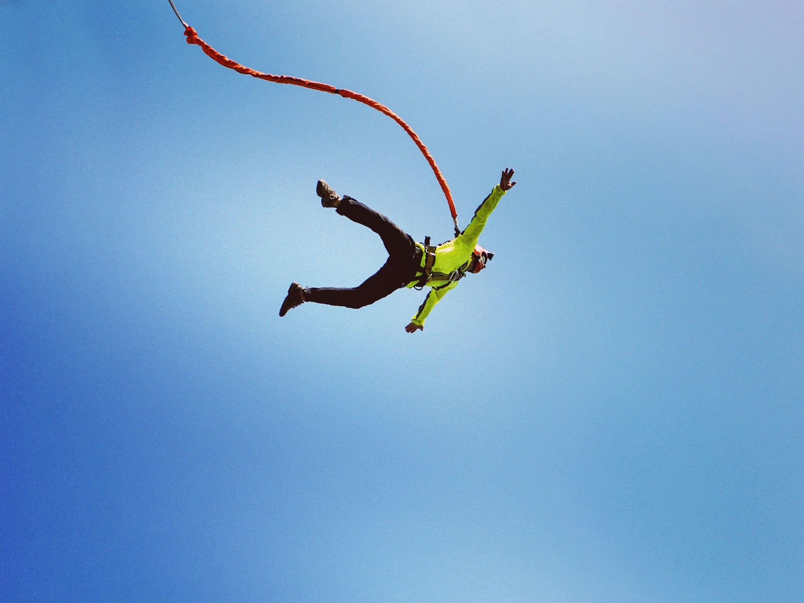 Canyon Jump from Glass Floor