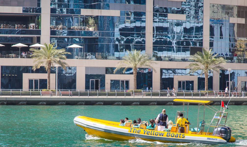 75 Minutes Boat Ride Tour to Dubai Marina, Palm Jumeirah, and Burj Al Arab Image