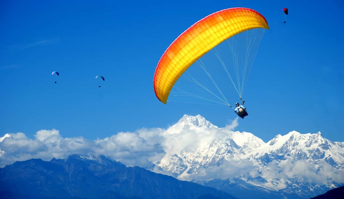 Paragliding In Gangtok, Sikkim