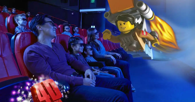 Watch the 3d and 4d shows with your family at the LEGOLAND Discovery Center Osaka