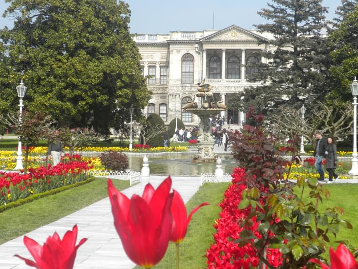 Gardens at Dolmabahce Palace