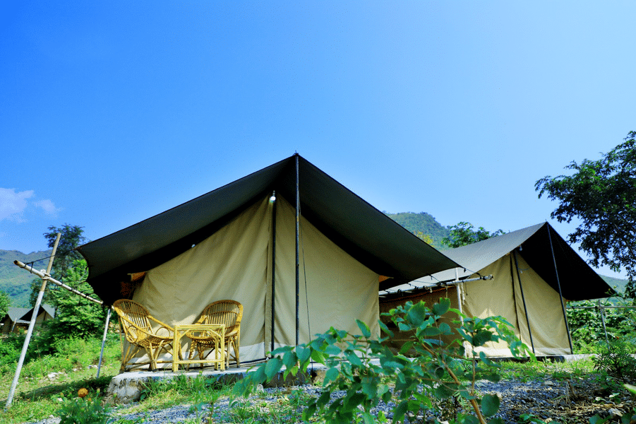 Mountainside Camping Image