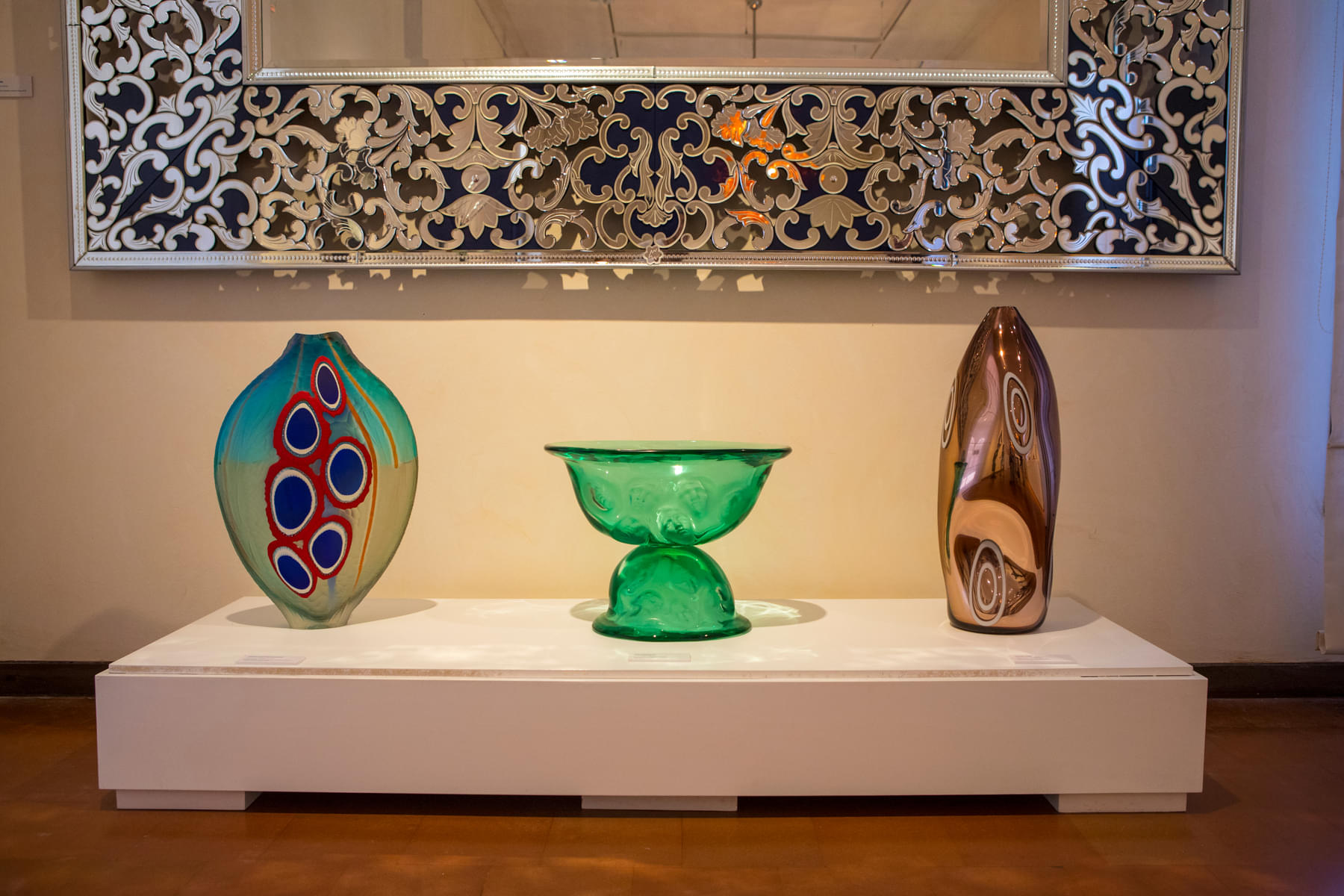 See some of the antiques pieces of Murano Glass in the museum