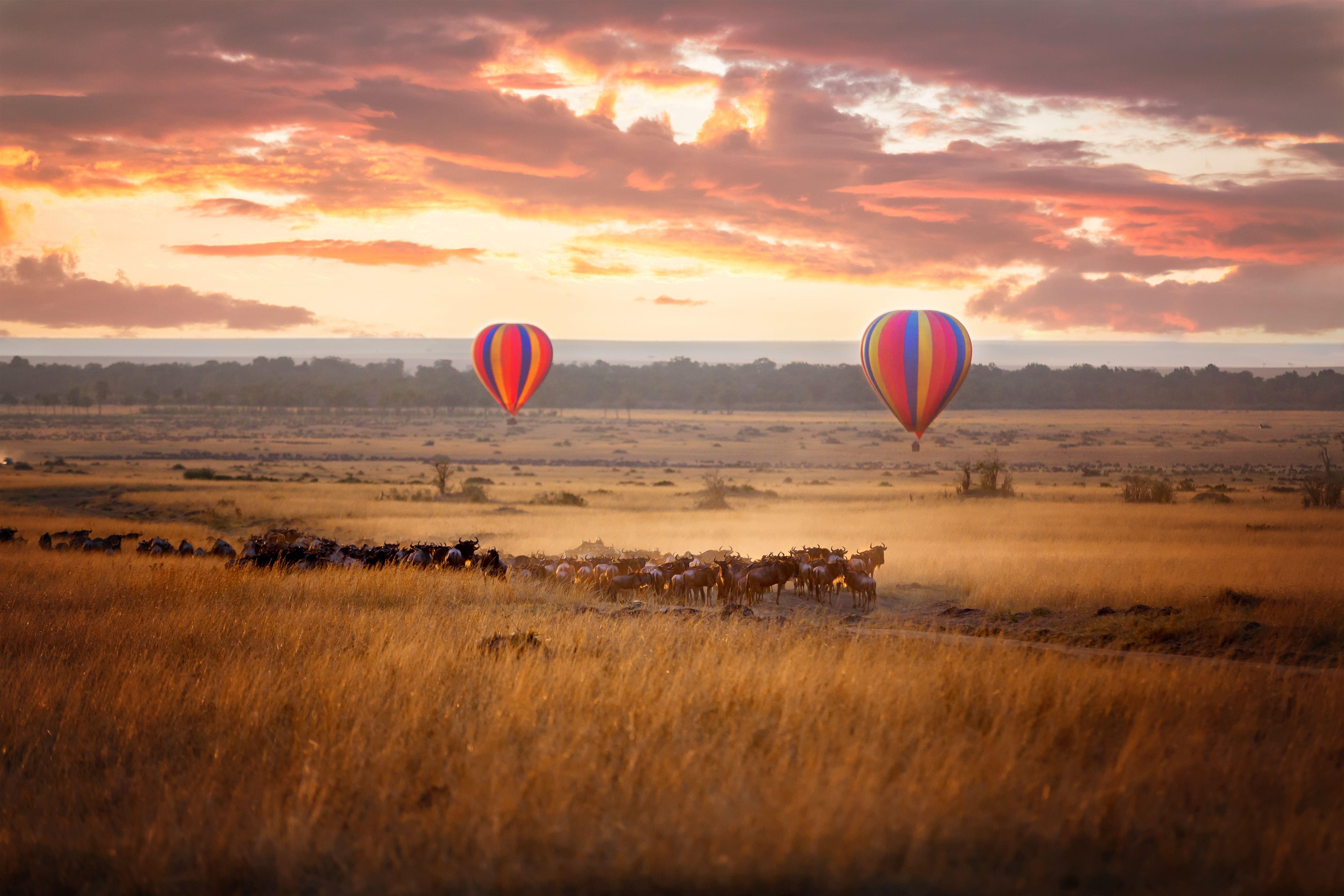 African Hot Air balloon safari
